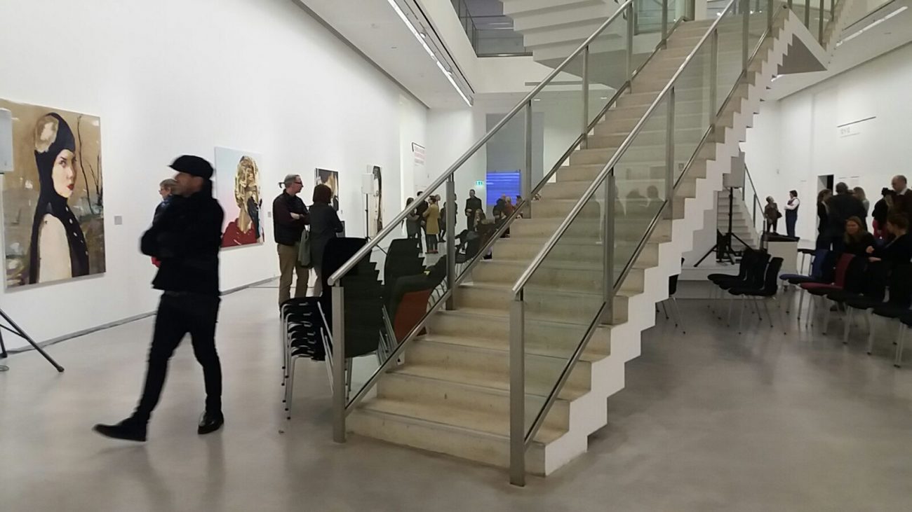 Berlinische Galerie: Eröffnung der Ausstellungen von Cornelia Schleime und Tatjana Doll, Ende November. Foto: ZITTY
